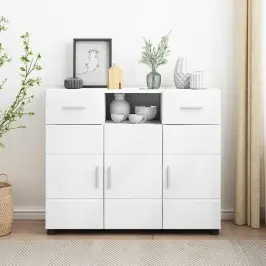 Koka Skapis Balts 88,5 X 30,5 X 73 Cm Inženierijas Koks Vidaxl