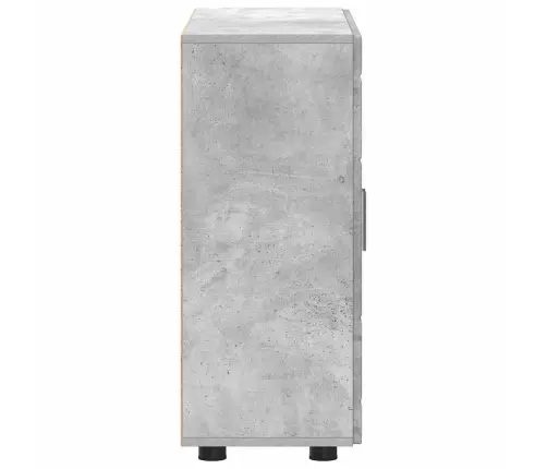 Puse Betona Pelēka 55.5 X 29 X 100 Cm Inženierijas Koks Vidaxl