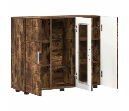 Puse Dūmakaina Ozolkoka 55.5 X 29 X 100 Cm Inženierijas Koks Vidaxl