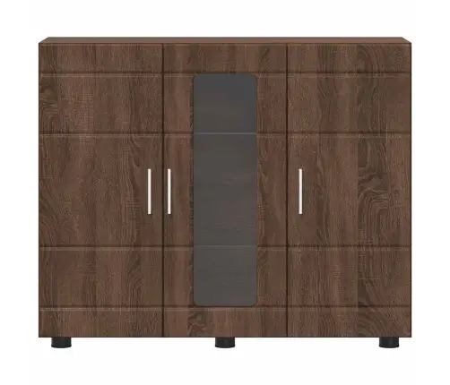 Puse Brūna Ozolkoka 55.5 X 29 X 100 Cm Inženierijas Koks Vidaxl