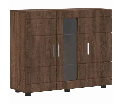 Puse Brūna Ozolkoka 55.5 X 29 X 100 Cm Inženierijas Koks Vidaxl