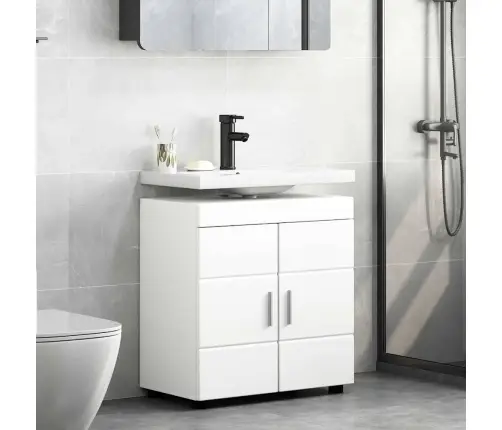 Vannas Istabas Izlietnes Skapītis Balts 60 X 34 X 63 Cm Vidaxl