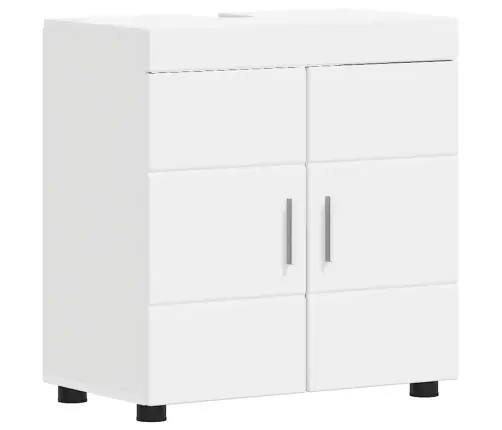 Vannas Istabas Izlietnes Skapītis Balts 60 X 34 X 63 Cm Vidaxl