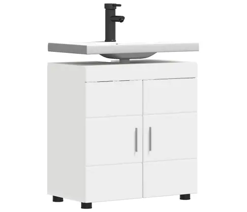 Vannas Istabas Izlietnes Skapītis Balts 60 X 34 X 63 Cm Vidaxl