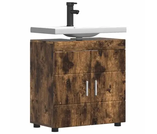 Vannitoa Kapikomplekt Tulum Suitsetatud Tamm 60 X 34 X 63 Cm