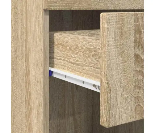 Vannas Istabas Skapītis Sonomas Ozola 37 X 31.5 X 82 Cm Vidaxl