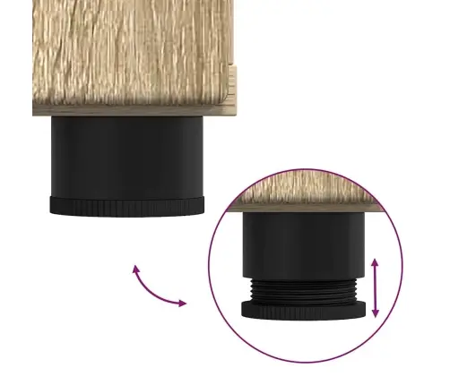 Vannas Istabas Skapītis Sonomas Ozola 37 X 31.5 X 82 Cm Vidaxl