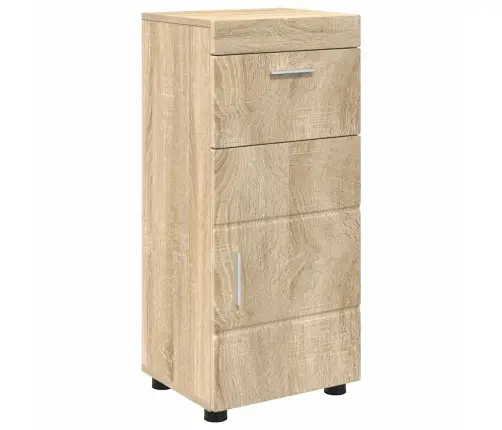 Vannas Istabas Skapītis Sonomas Ozola 37 X 31.5 X 82 Cm Vidaxl