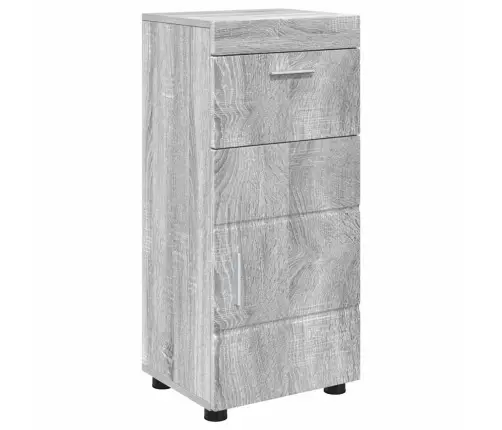 Vannas Istabas Skapītis Pelēka Sonomas Ozola 37 X 31.5 X 82 Cm Vidaxl