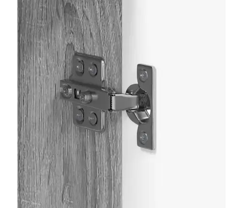 Vannas Istabas Skapītis Pelēka Sonomas Ozola 37 X 31.5 X 203 Cm Vidaxl