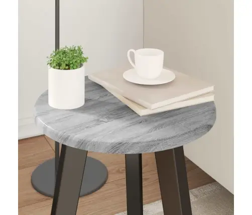 Galda Virsma Pelēka Sonomas Ozola 30 X 30 X 1.5 Cm Vidaxl