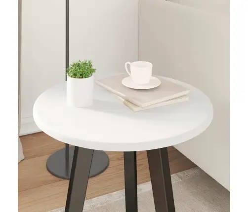 Galda Virsma Balts 40 X 40 X 1.5 Cm Inženierijas Koks Vidaxl