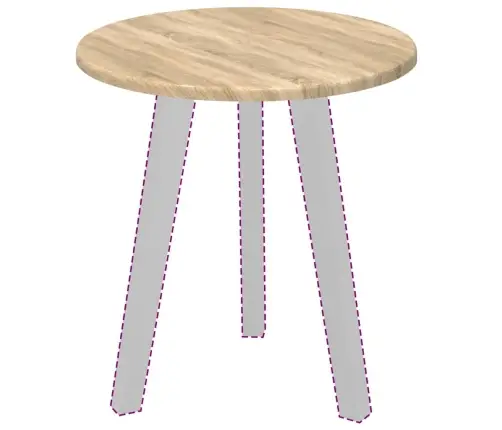 Galda Virsma Sonomas Ozola 40 X 40 X 1.5 Cm Inženierijas Koks Vidaxl