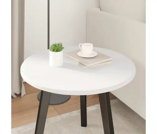 Galda Virsma Balts 50 X 50 X 1.5 Cm Inženierijas Koks Vidaxl