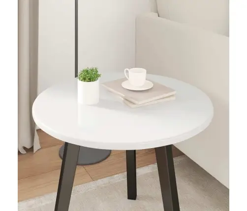 Lauda Peal Kõrgläikega Valge 50 X 50 X 1,5 Cm Tehispuit