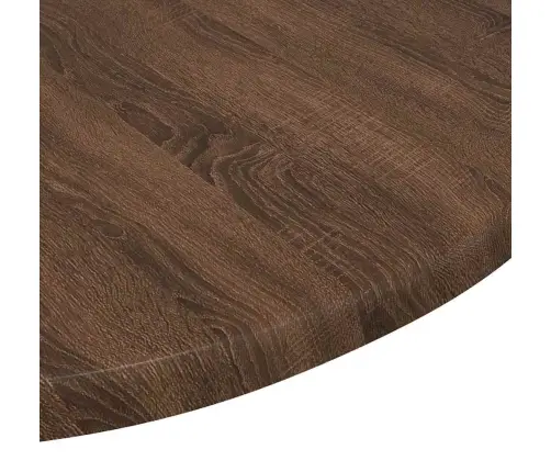 Galda Virsma Brūna Ozolkoka 50 X 50 X 1.5 Cm Inženierijas Koks Vidaxl