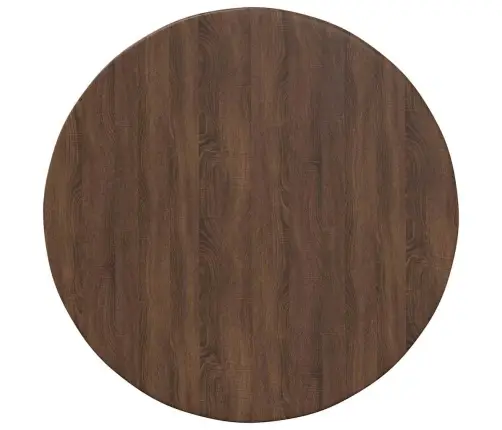 Galda Virsma Brūna Ozolkoka 50 X 50 X 1.5 Cm Inženierijas Koks Vidaxl