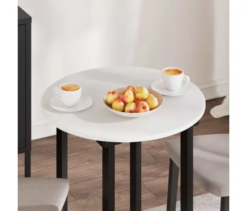 Galda Virsma Balts 60 X 60 X 1.5 Cm Inženierijas Koks Vidaxl