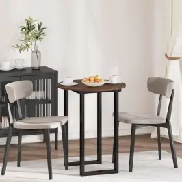 Galda Virsma Brūna Ozolkoka 60 X 60 X 1,5 Cm Inženierijas Koks Vidaxl