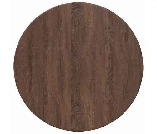 Galda Virsma Brūna Ozolkoka 60 X 60 X 1.5 Cm Inženierijas Koks Vidaxl