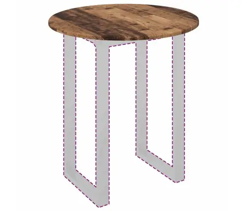 Lauda Peal Vana Puit 60 X 60 X 1,5 Cm Tehispuit