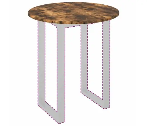 Lauda Peal Suitsutatud Tamm 70 X 70 X 1,5 Cm Tehispuit