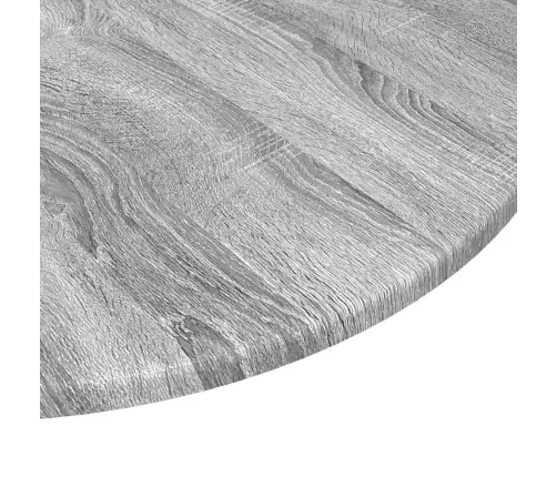 Galda Virsma Pelēka Sonomas Ozola 70 X 70 X 1.5 Cm Vidaxl