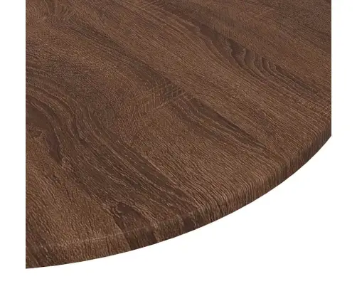 Galda Virsma Brūna Ozolkoka 70 X 70 X 1.5 Cm Inženierijas Koks Vidaxl