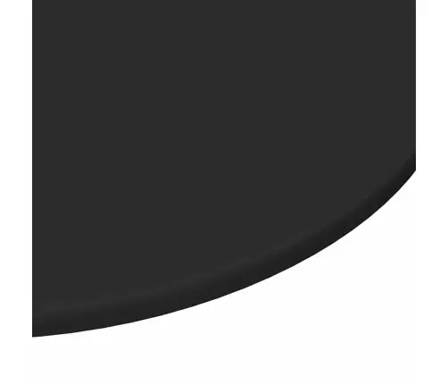 Galda Virsma Melna 80 X 80 X 1.5 Cm Inženierijas Koks Vidaxl