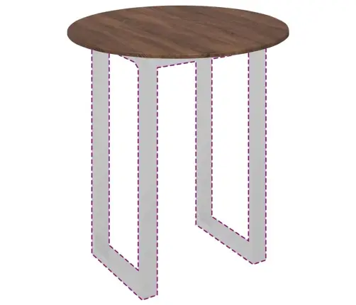 Lauda Peal Pruun Tamm 80 X 80 X 1,5 Cm Tehispuit