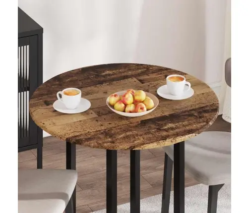 Galda Virsma Vecs Koks 80 X 80 X 1.5 Cm Inženierijas Koks Vidaxl