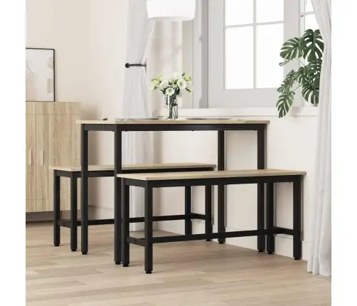 Ēdamgalds Sonoma Ozols 100 X 32,5 X 48,5 Cm Vidaxl