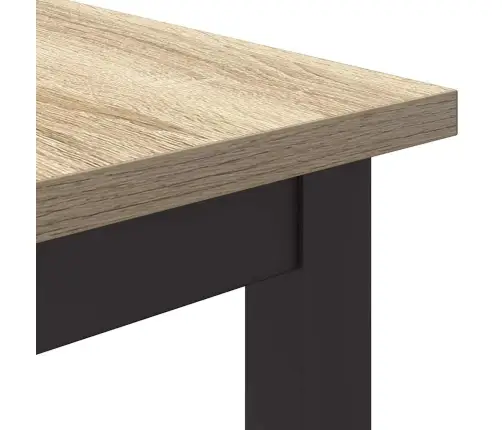 Galds Sonoma Ozols 80 X 50 X 76,5 Cm Inženieru Koks Un Tērauds Vidaxl