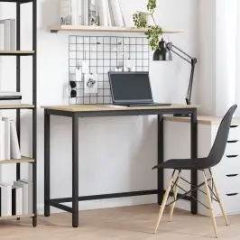 Galds Sonoma Ozols 80 X 50 X 76,5 Cm Inženieru Koks Un Tērauds Vidaxl