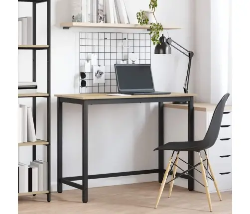 Galds Sonoma Ozols 80 X 50 X 76,5 Cm Inženieru Koks Un Tērauds Vidaxl