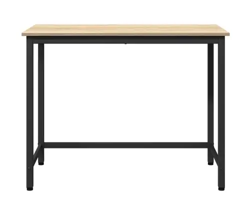 Galds Sonoma Ozols 80 X 50 X 76,5 Cm Inženieru Koks Un Tērauds Vidaxl