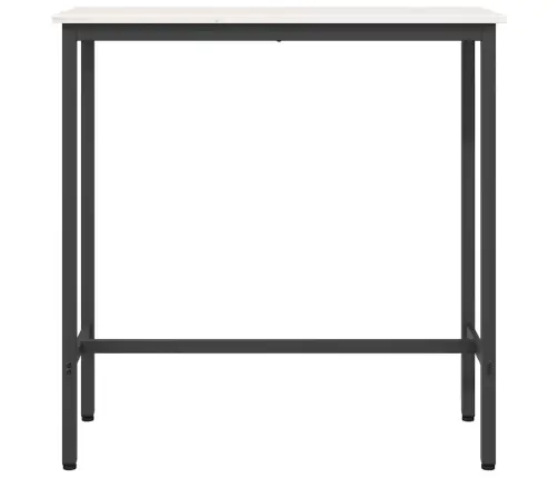 Staliuku Balta 100 X 40 X 101 Cm Inžinerinė Mediena Ir Plienas