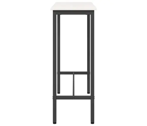 Staliuku Balta 100 X 40 X 101 Cm Inžinerinė Mediena Ir Plienas