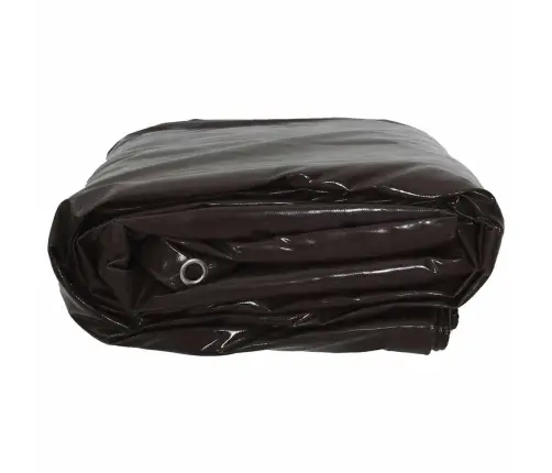 Tarps 650G / M² Brūna 3 X 4 M Audekls Ar Pvc Pārklājumu Vidaxl