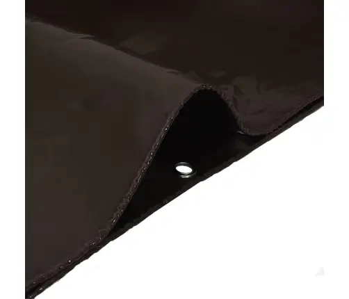 Tarps 650G / M² Brūna 4 X 4 M Audekls Ar Pvc Pārklājumu Vidaxl