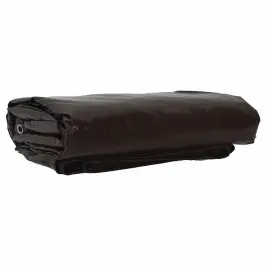 Tarps 650G / M² Brūna 1,5 X 2,5 M Audekls Ar Pvc Pārklājumu Vidaxl
