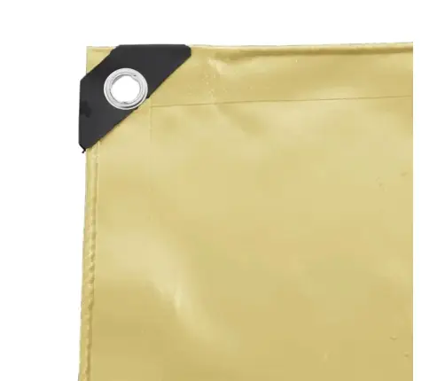 Tarpaulin 650G / M² Beež 1,5 X 6 M Lõuend Pvc Kattega