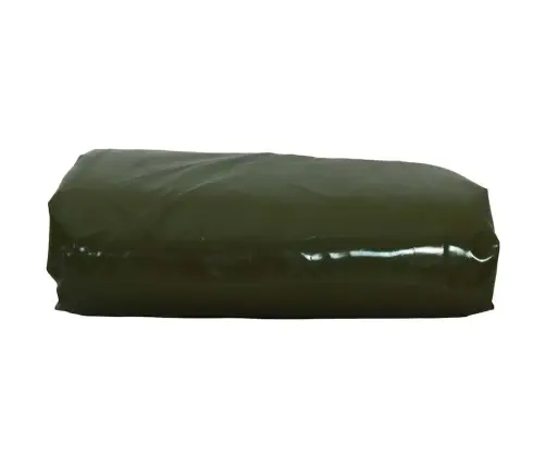 Tarps 650G / M² Olīvu Zaļš 3 X 3 M Audekls Ar Pvc Pārklājumu Vidaxl