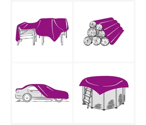 Tarps 650G / M² Oranža 1,5 X 2,5 M Audekls Ar Pvc Pārklājumu Vidaxl