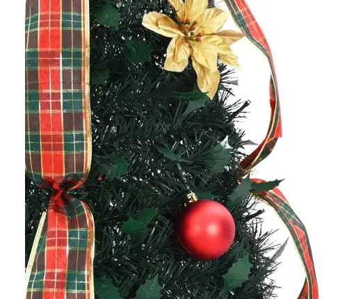 Mākslīgā Ziemassvētku Eglīte Su 50 Led Zaļa 120 Cm Pvc Vidaxl