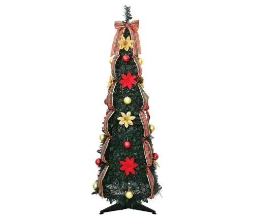 Mākslīgā Ziemassvētku Eglīte Su 50 Led Zaļa 120 Cm Pvc Vidaxl