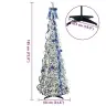 Tehisjõulupuu Koos 150 Led-Iga Koos Alusega Roheline 180 Cm Pvc