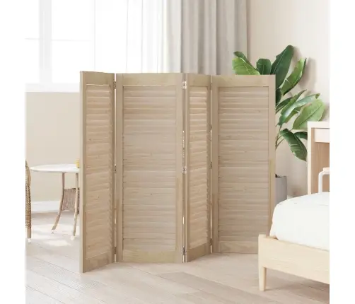 Skapju Durvis 4 Pcs Brūna 110 X 39.5 X 2.1 Cm Priedes Masīvkoks Vidaxl