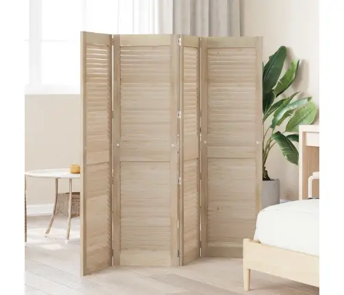 Spintelės Durys Su Durimis 4 Pcs Natūrali 140,5 X 2,1 X 39,5 Cm