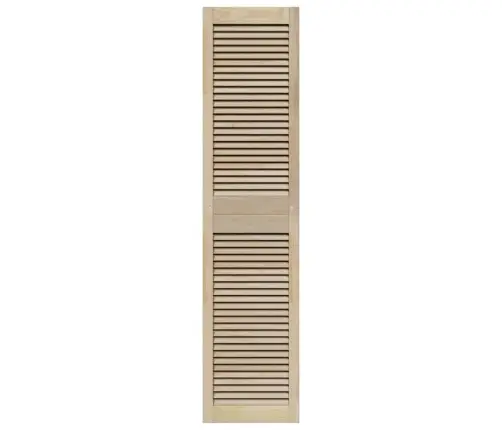 Skapju Durvis 4 Pcs Brūna 170 X 39.5 X 2.1 Cm Priedes Masīvkoks Vidaxl